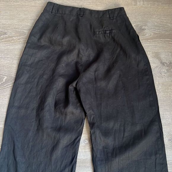 DISSH NORAH BLACK LINEN PANT - Picture 12 of 13
